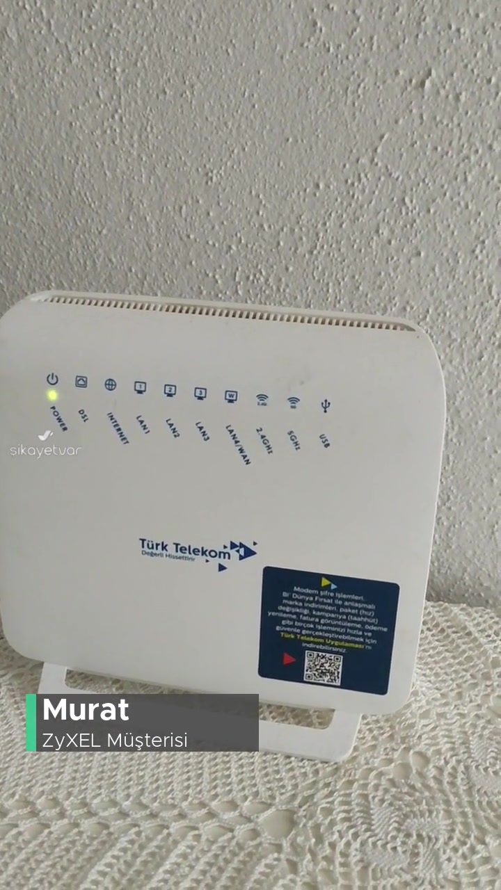 ZyXEL Modem Ve İnternet Kopma Sorunları! videonun kapak resmi