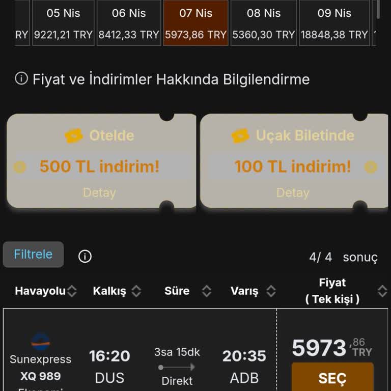 Ucuzabilet.com'da Değişiklik Ücreti Şoku