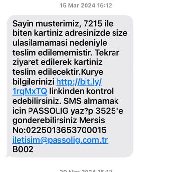 Kayıp Kart Ve Yetersiz Müşteri Hizmetleri