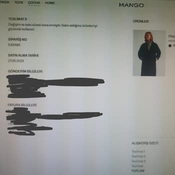 Mango'dan Aldığım Palto Tüylendi, Ücret İadesi Reddedildi