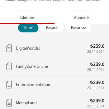 Yetkim Dışında Yapılan Abonelikler Ve Yüksek Faturalar