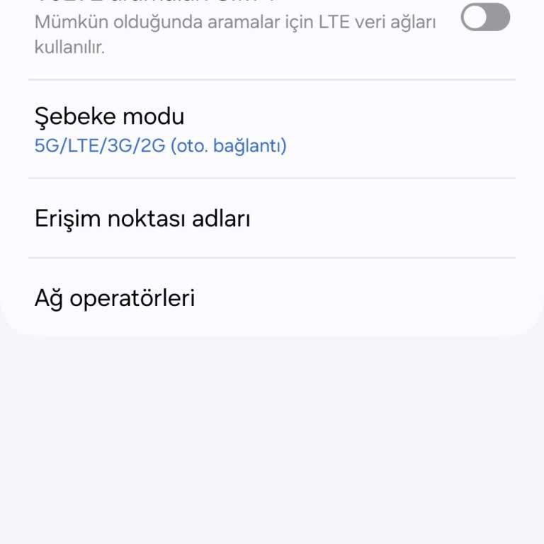 Samsung A73 5G Güncelleme Sonrası Şebeke Problemi