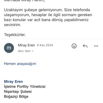 Yapı Kredi'de İletişim Sorunu Ve Müşteri Hizmetleri Eksikliği
