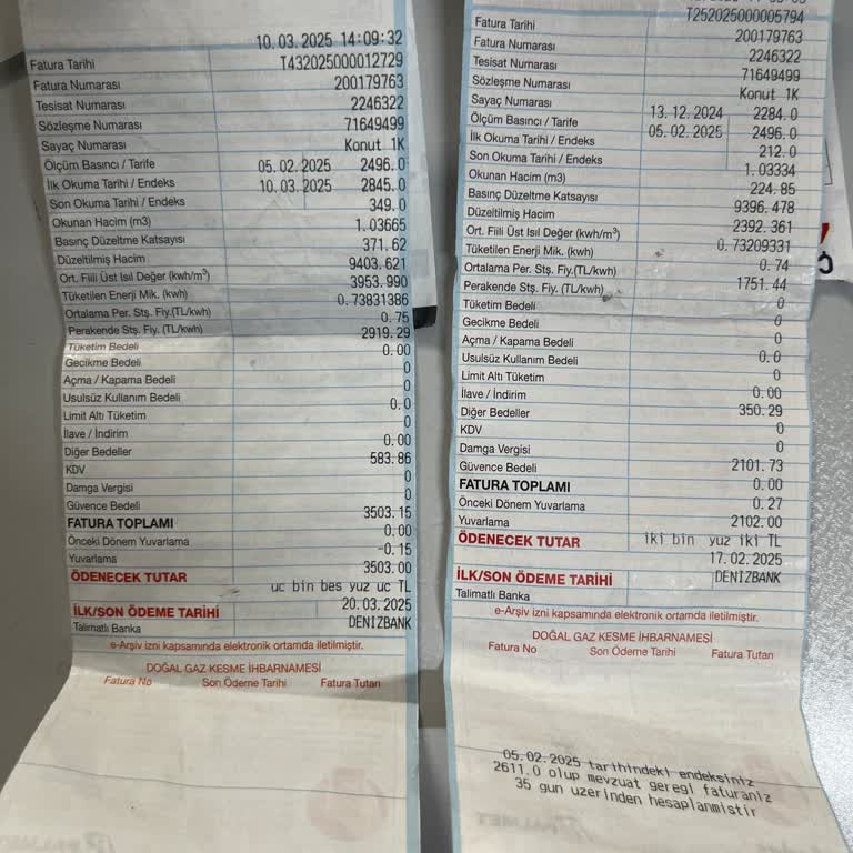 Doğalgaz Faturalarında Anlaşılmaz Farklılıklar