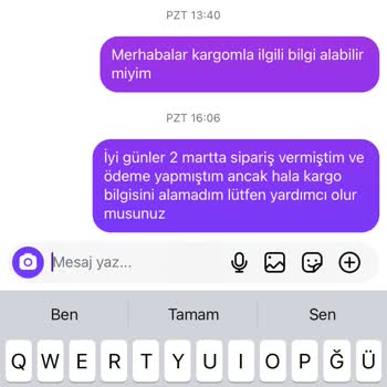 Sipariş Sonrası İletişim Sorunları Ve Bilgi Eksikliği