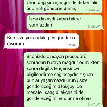 Ürün İadesinde Saygısız Hizmet Deneyimi