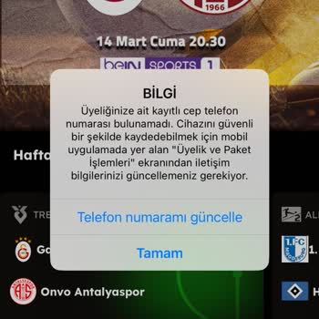 Yıllık Paketim Platform Değişikliği Nedeniyle Kullanılamıyor