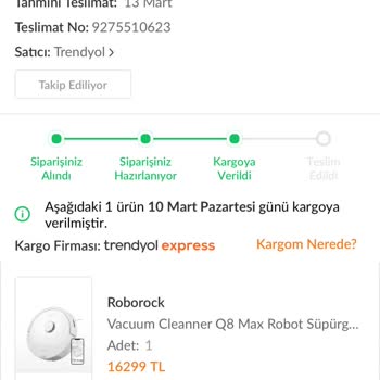Trendyol'dan Aldığım Üründe Şok İndirim Ve Yetersiz Destek