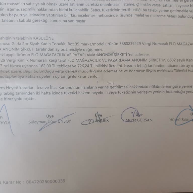 FLO Mağazasında Ayıplı Ürün Ve İletişim Sorunu