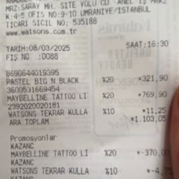 Watsons'ta Kullanılmış Ürün Şoku