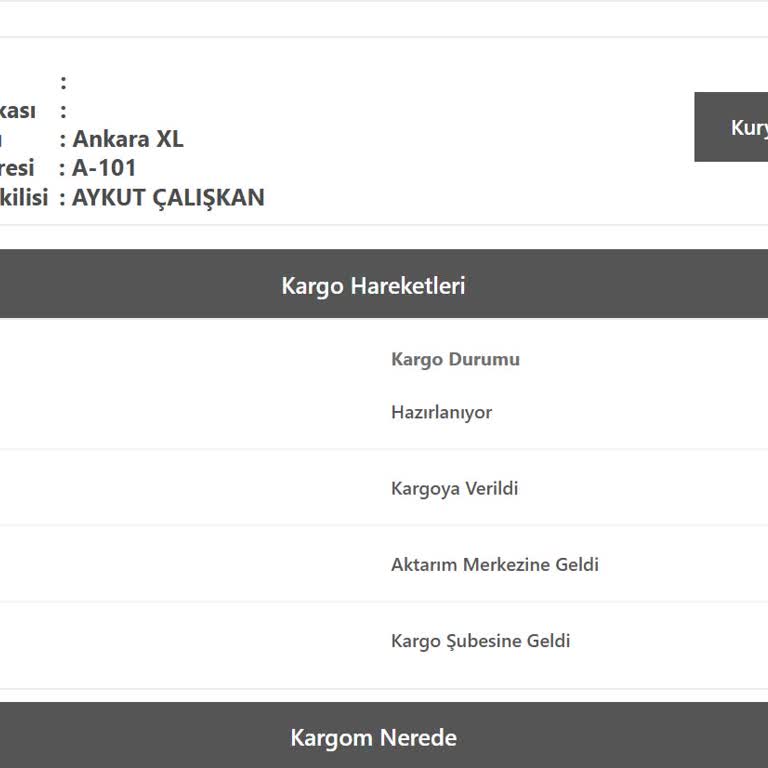 Kargo Şirketiyle İletişim Sorunu Ve Geciken Teslimat