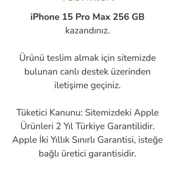 Aksel Motor Çekilişinde Şüpheli İphone Kazanımı