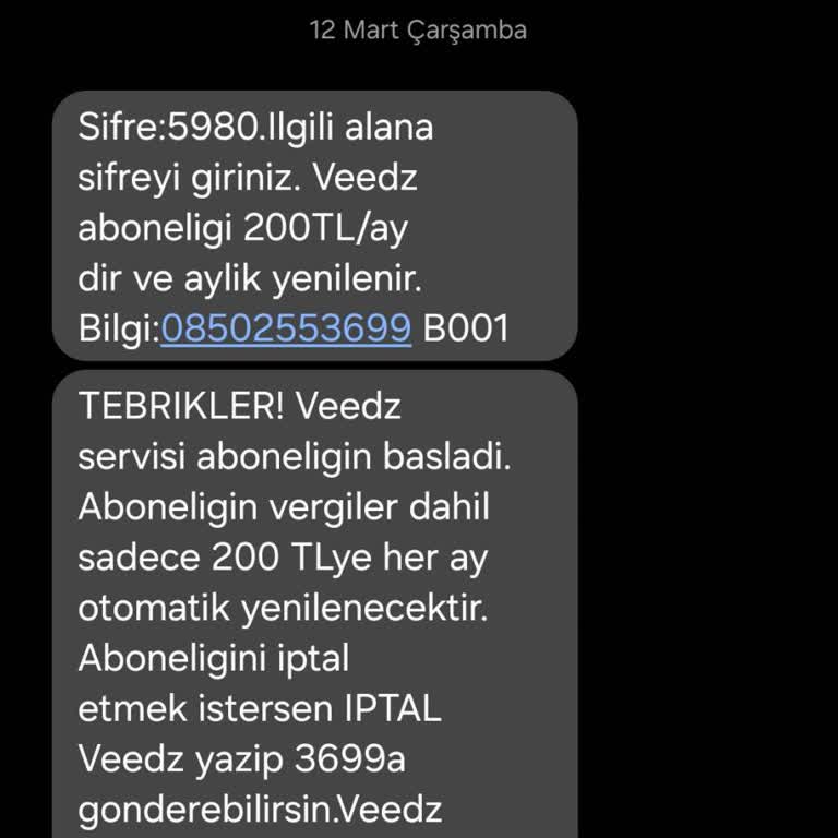 Veedz-tr.com Sahte Kargo Mesajlarıyla Gelen Tehlike
