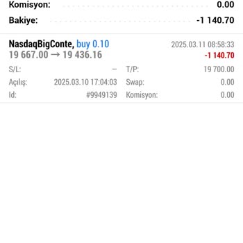 Meta 5 Uygulamasında Yanıltıcı İşlem Sorunu