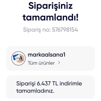 Yanlış Sipariş İptal Talebi
