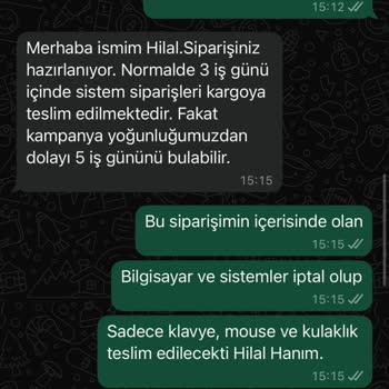 İptal Edilen Siparişin Ardından Gelen Bekleyiş