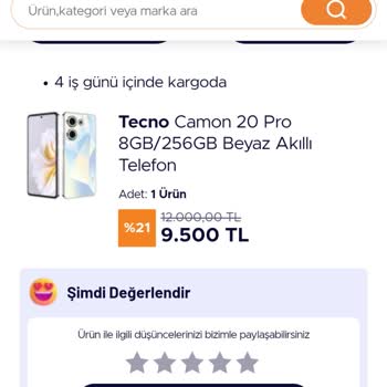 Yanlış Ürün Ve Çözüm Bulunamayan Bir Mağduriyet