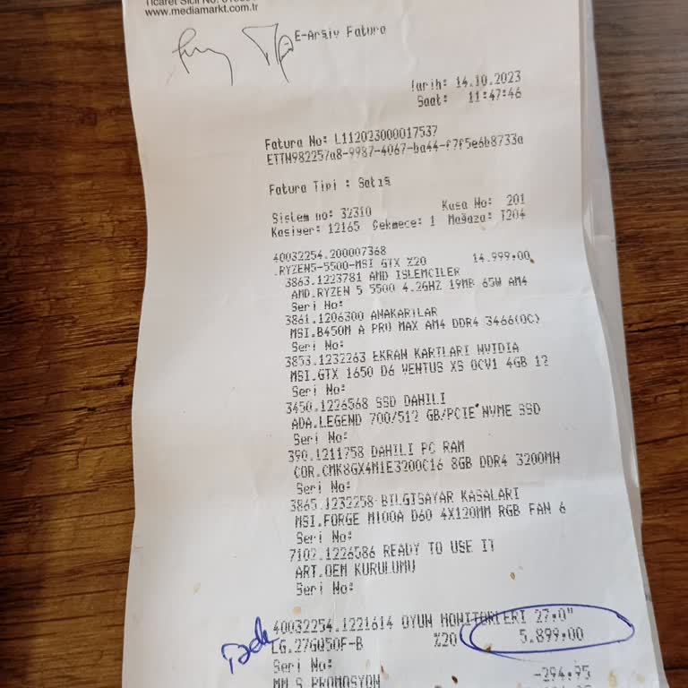 Medyamarkt'tan Alınan Bilgisayarın Servis Sürecinde Yaşanan Sorunlar