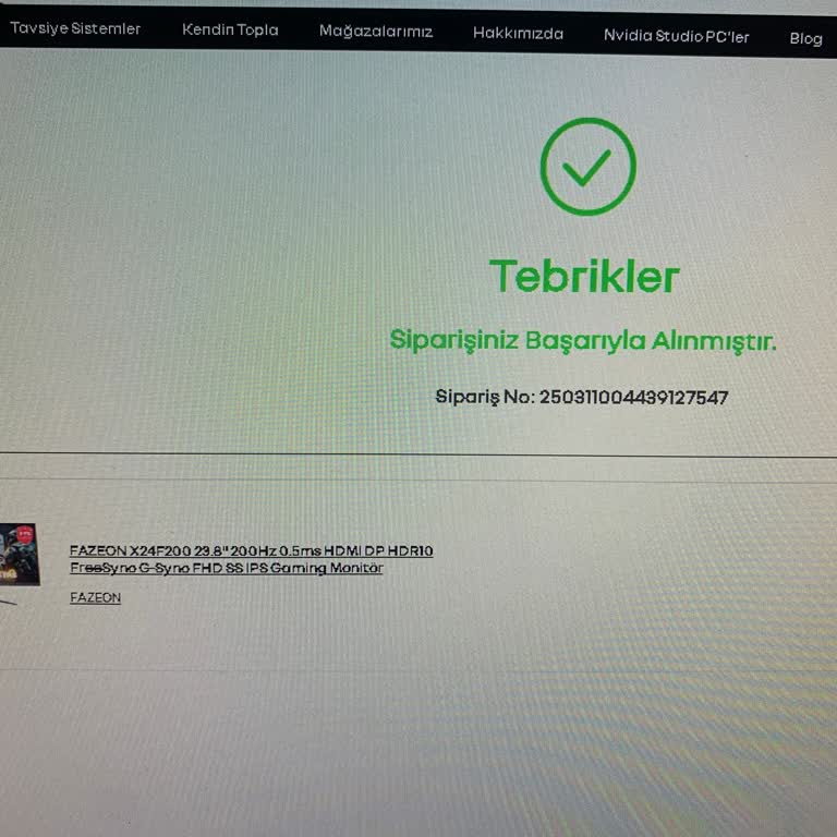 Bekleyen Sipariş Ve İletişim Sorunları