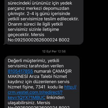 Vestel Çamaşır Makinesi Çilesi: Gürültü Ve İlgisizlik