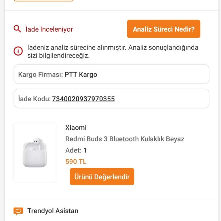 Bozuk Ürün Ve Bitmeyen İade Süreci