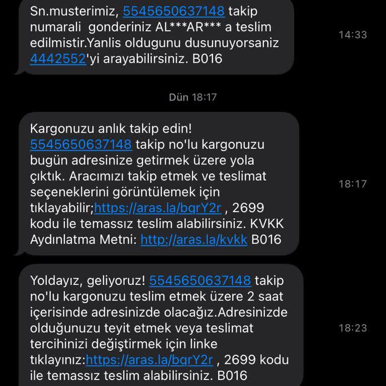 Beykent Aras Kargo'da Sürekli Yaşanan Teslimat Sorunları