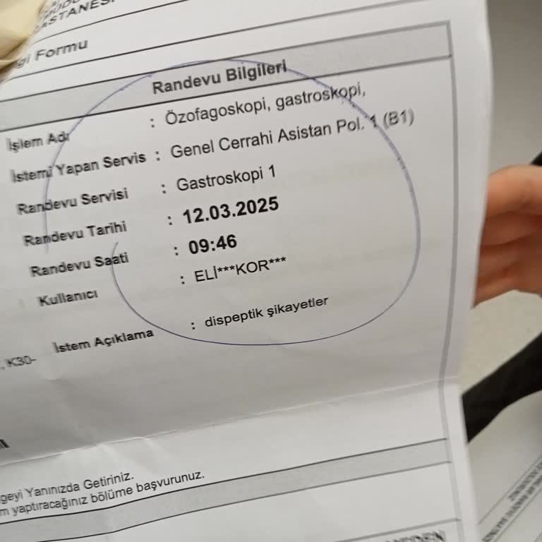 Endoskopi Servisinde İletişim Eksikliği Ve İlgisizlik