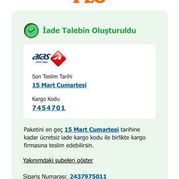 Yanlış Ürün İadesi Kararı
