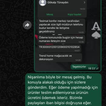 Ç***** Mobilya'da Eksik Ürün Ve İletişim Sorunları
