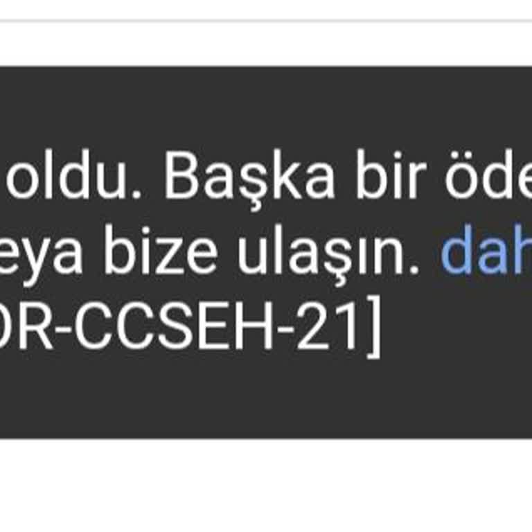 Ziraat Bank Kartıyla Uygulama İçi İşlem Sorunu Ve Google Pay Yanıtsızlığı