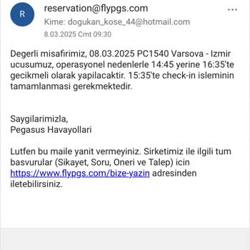 Pegasus Uçuşunda Yaşanan Kaos Ve Mağduriyet