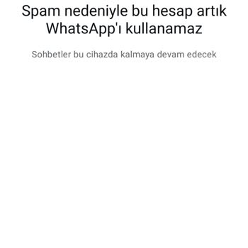 WhatsApp Mesajlarım Engellendi, Acil Yardım Bekliyorum