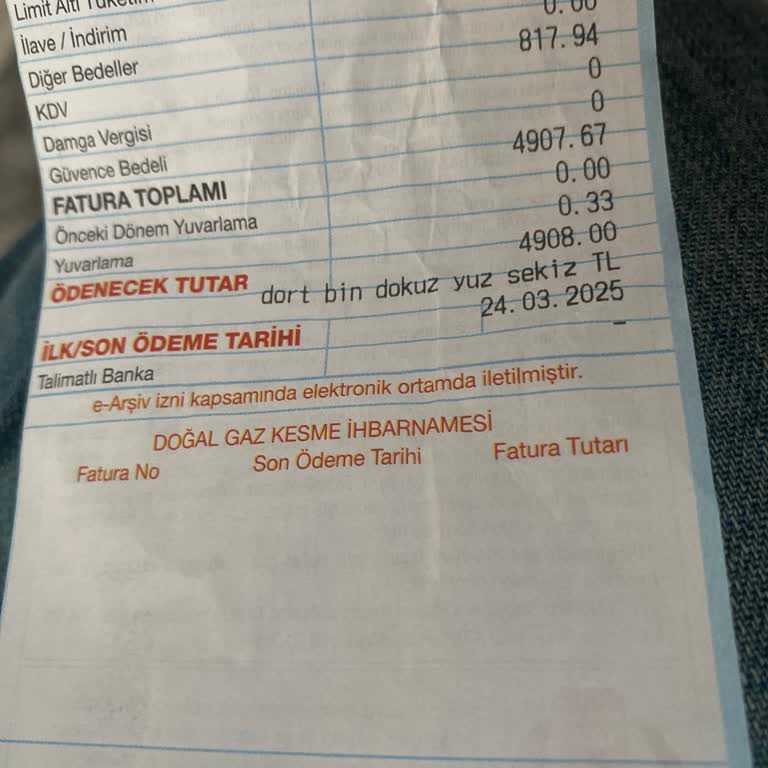 Beklenmedik Fatura Artışı Ve Anlamsız Hizmet Bedeli