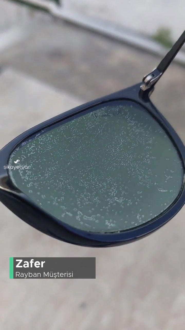 Solaris'ten Alınma Rayban Güneş Gözlüğü Cam Problemi videonun kapak resmi