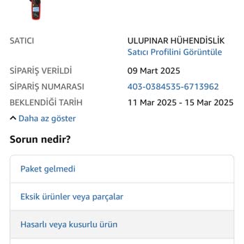 Amazon'da İptal Edilen Siparişin Para İadesi Sorunu