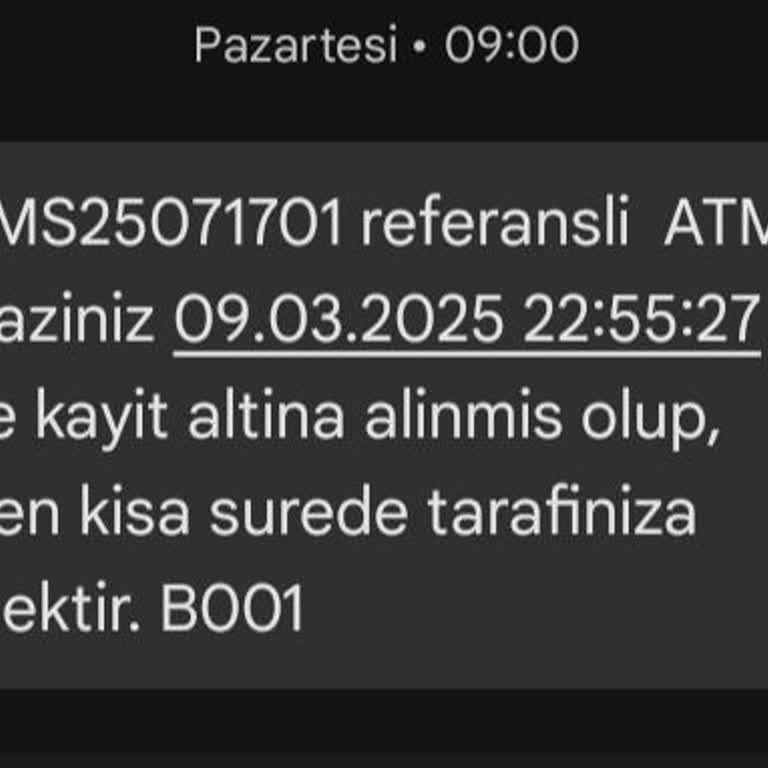 Bankamatik Arızası Nedeniyle Mağduriyet Yaşıyorum