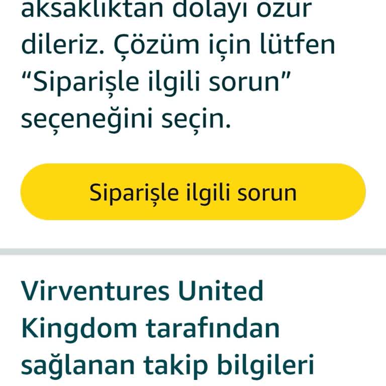 Amazon Türkiye'de İade Sorunu
