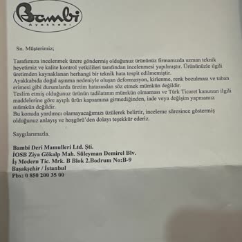 Bambi Ayakkabıda Hayal Kırıklığı: Hızla Eriyen Topuklar Ve İade Sorunu