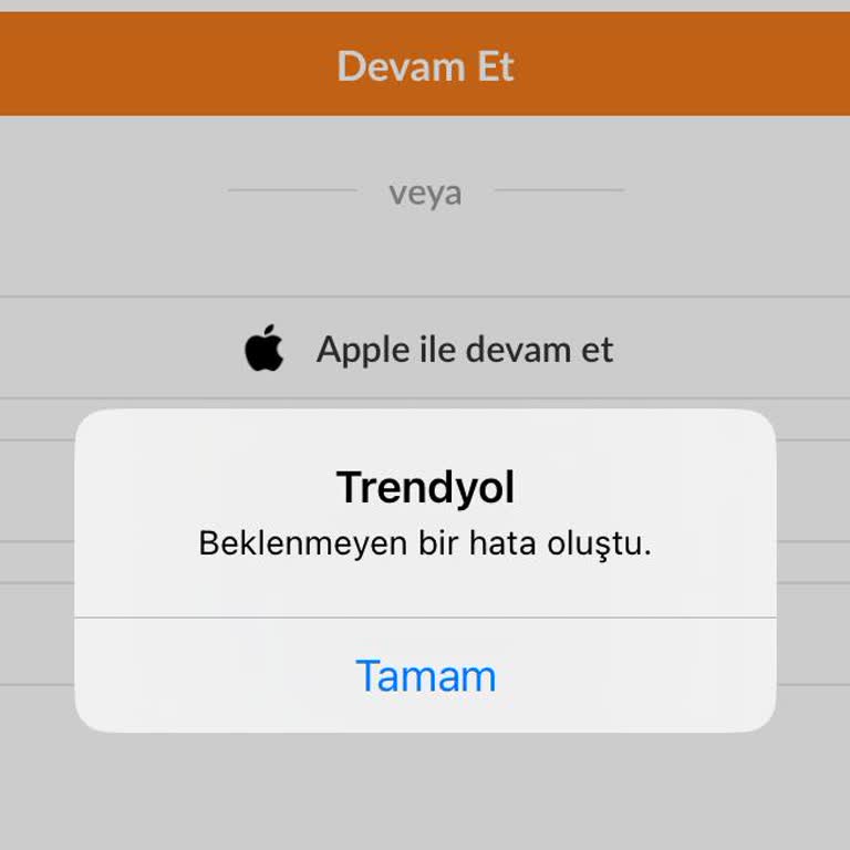 Trendyol Uygulamasında Sürekli Çökme Ve Erişim Sorunu