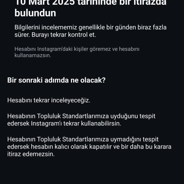 Instagram Hesabım Nedensiz Askıya Alındı Çözüm Bekliyorum!