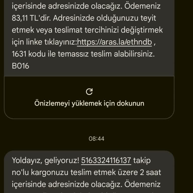 Aras Kargo'da Yanlış Bilgilendirme Ve İletişim Sorunları