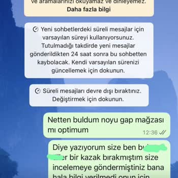 GAP Kazağında İlmek Kaçması Ve İlgisizlik