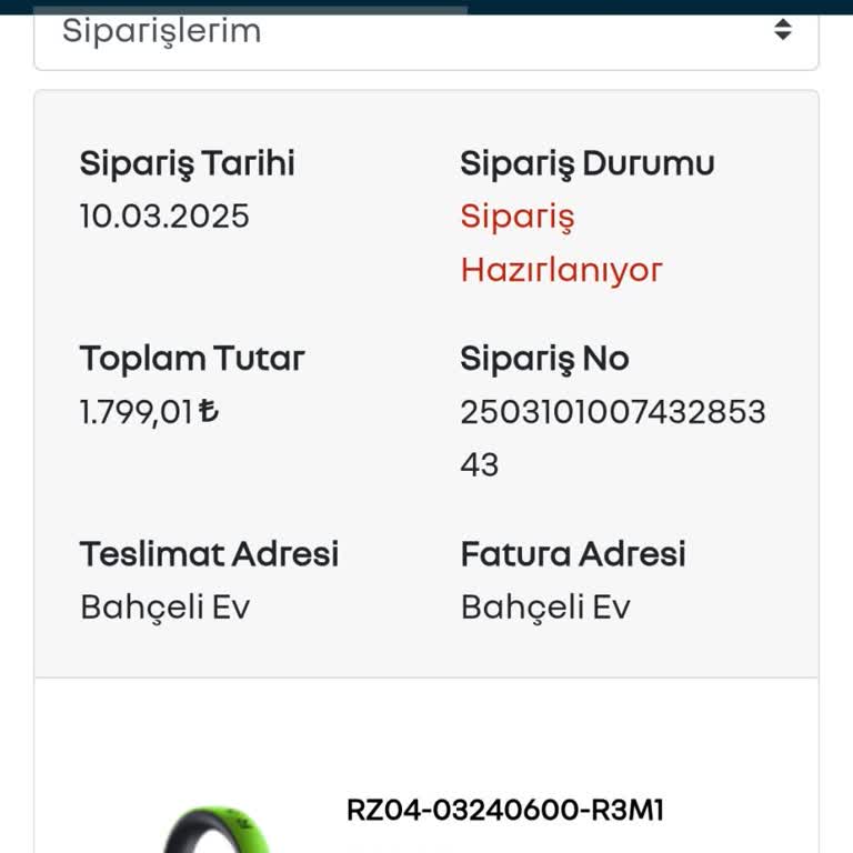 Sipariş Hazırlık Sürecinde Belirsizlik