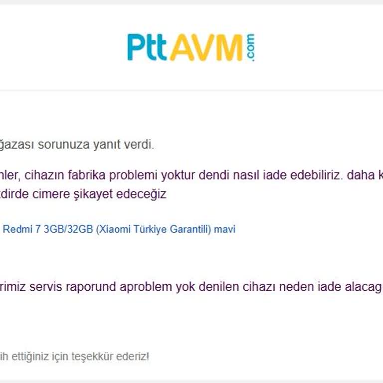 Arızalı Telefon Ve İade Sorunu