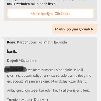 Trendyol'dan Teslim Edilmeyen Çamaşır Makinesi