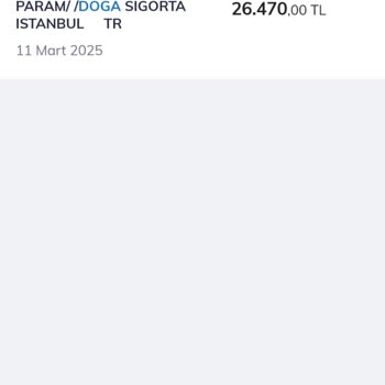 Doğa Sigorta'dan Bilgim Dışında Yapılan Çekimler