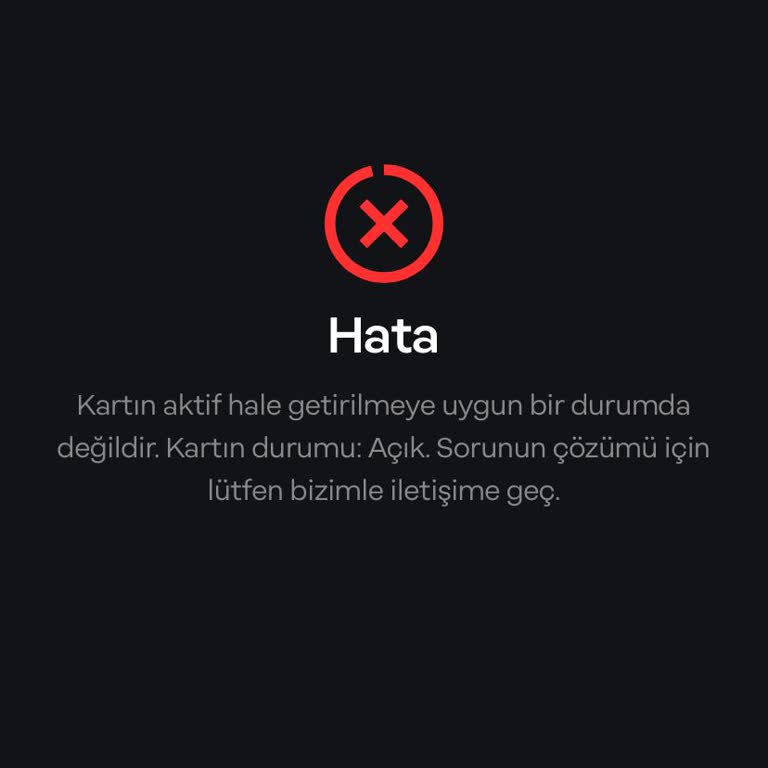 Papara Kart Bilgileri Doğru Ama Hesap Doğrulanmıyor