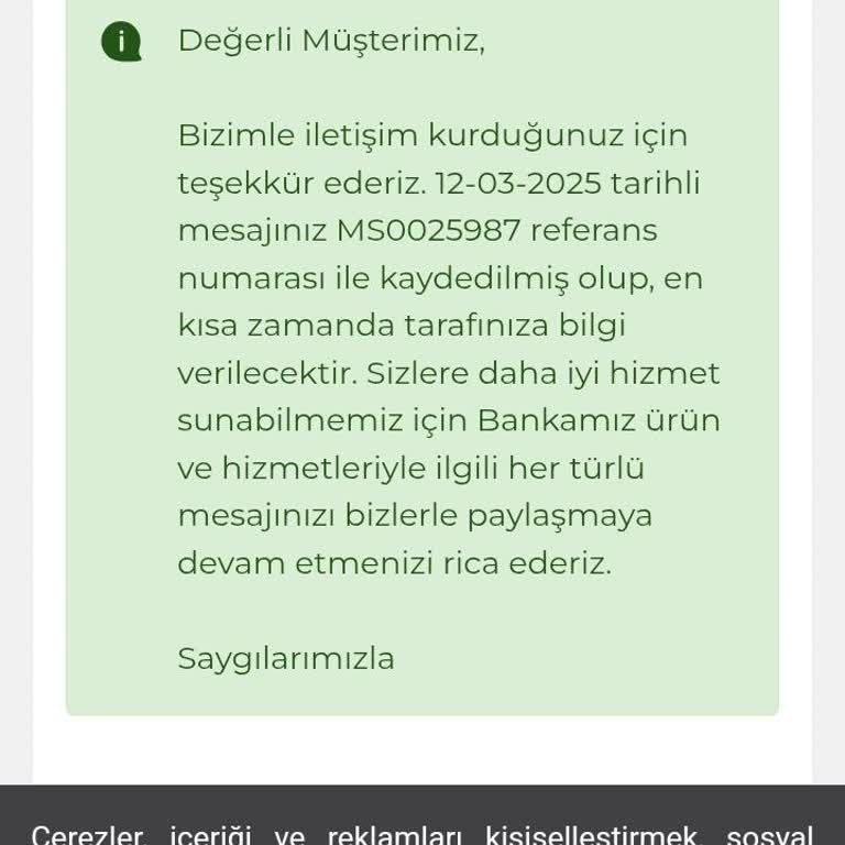 Hesap Kapatma Talebine Cevap Alamama Sorunu