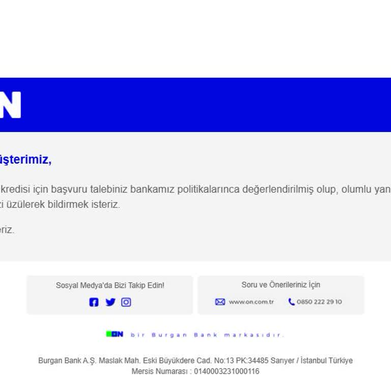 Kredi Başvurumun Haksız Reddedilmesi