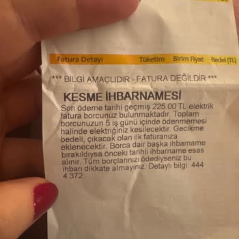 Elektrik Faturası Ödeme Sorunu Ve Yanlış İhtarname